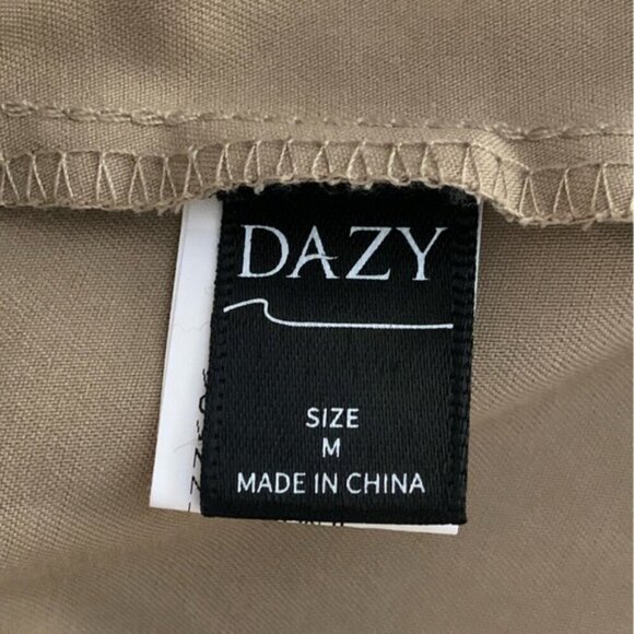 DAZY Peter Pan Collar Puff Sleeve Dress - Picture 9 of 10